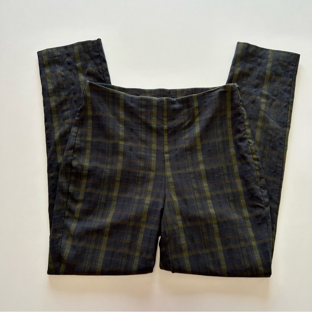 Worthington Dark Plaid Trousers